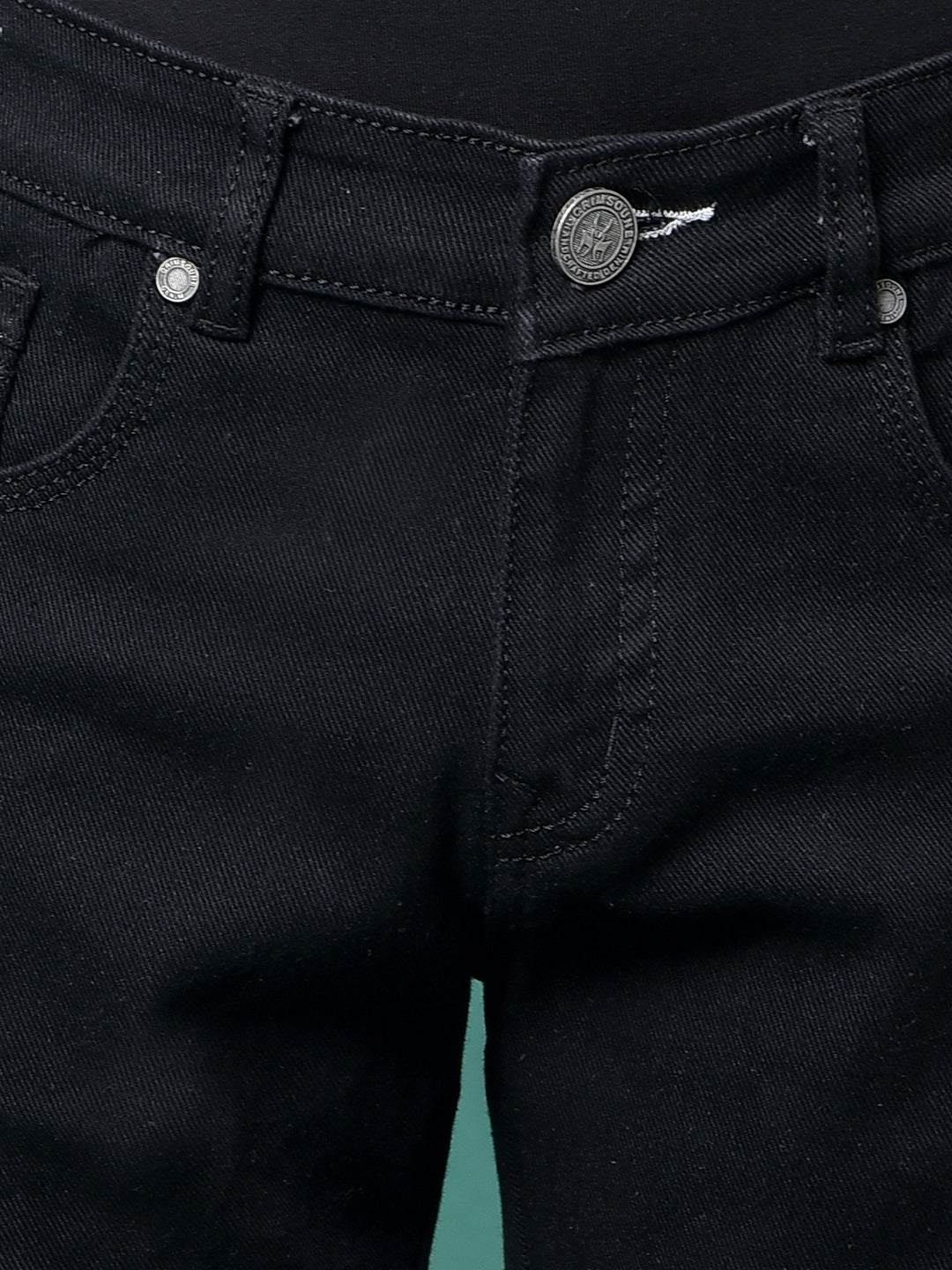 Black Cargo Jeans-Boys Jeans-Crimsoune Club