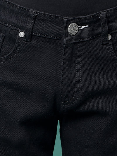 Black Cargo Jeans-Boys Jeans-Crimsoune Club