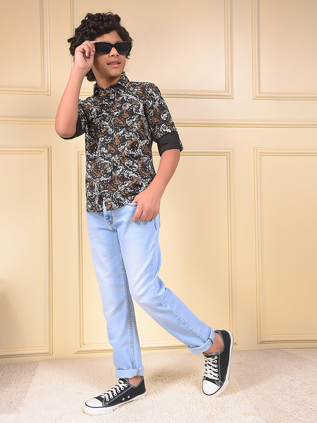 Casual Light Blue Light Wash Jeans-Boys Jeans-Crimsoune Club