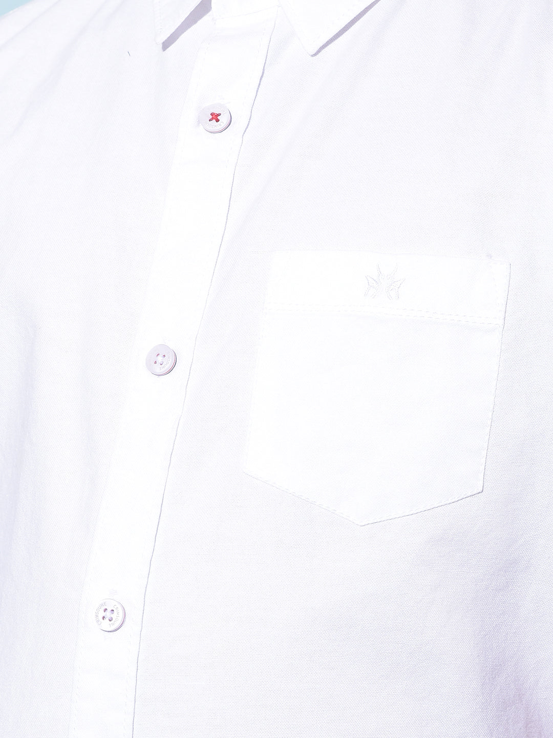 White 100% Cotton Shirt-Boys Shirts-Crimsoune Club