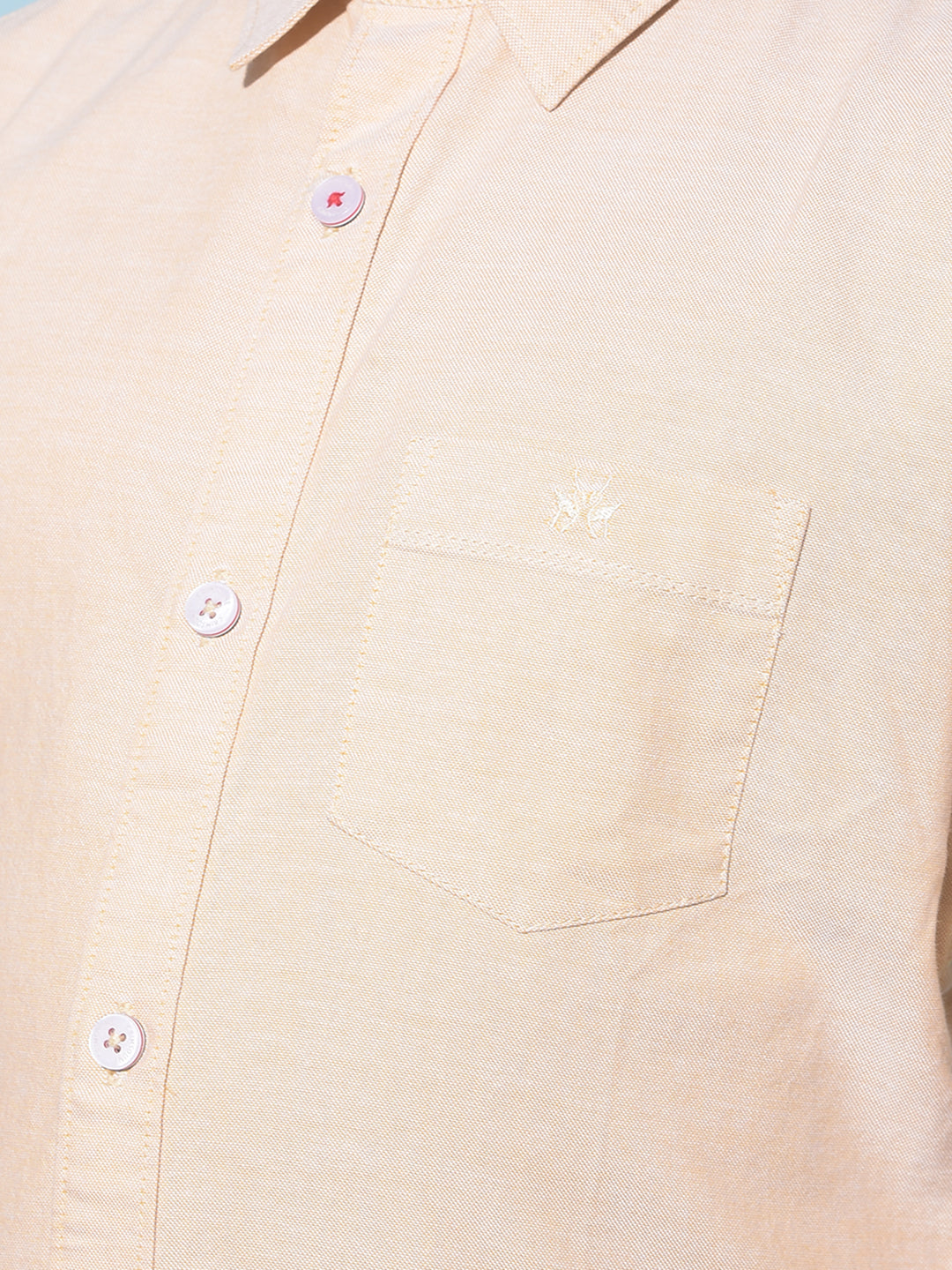 Yellow 100% Cotton Shirt-Boys Shirts-Crimsoune Club