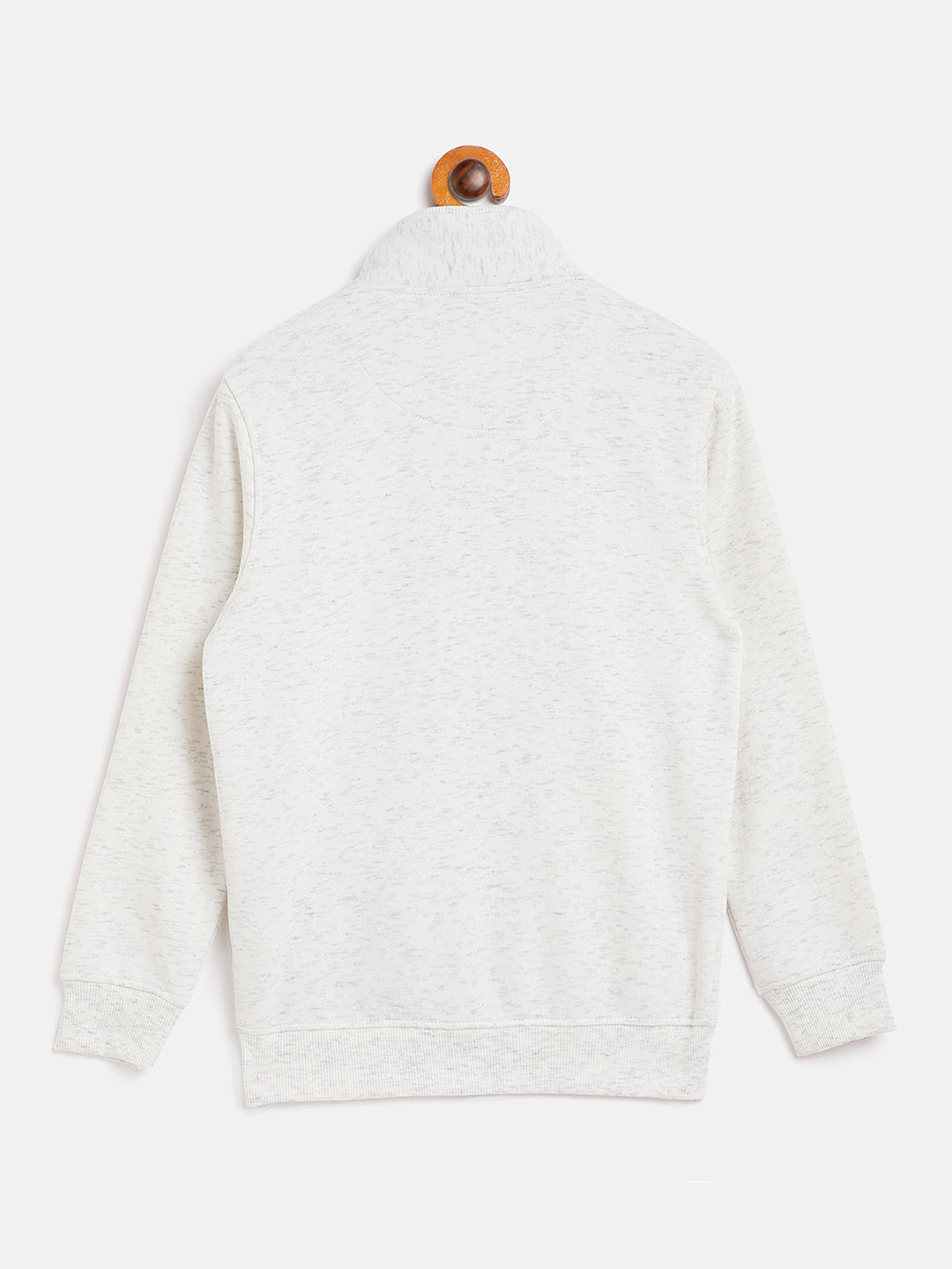 Checked White Sweatshirt-Boys Sweatshirts-Crimsoune Club