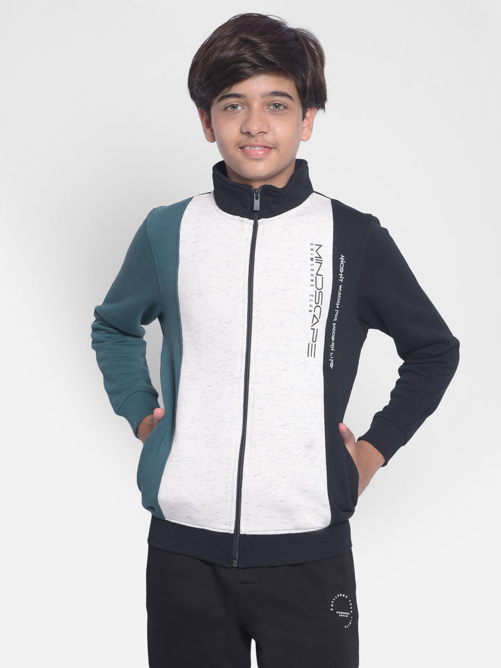 Multi Color Colourblocked Sweatshirt-Boys Sweatshirt-Crimsoune Club
