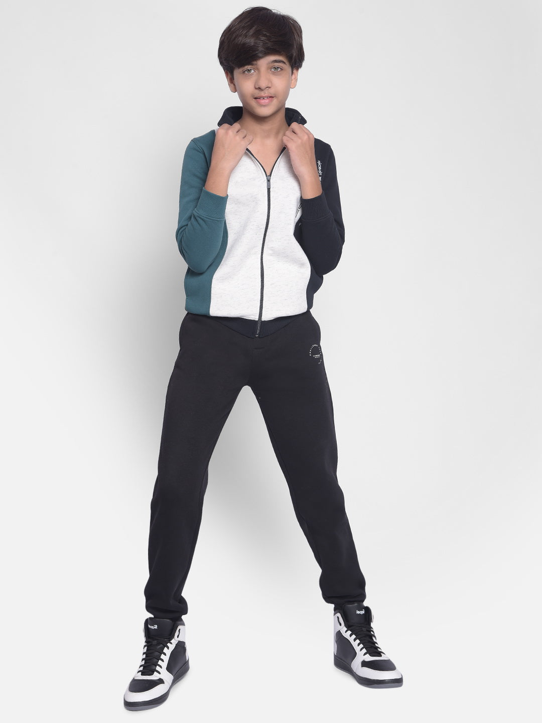 Multi Color Colourblocked Sweatshirt-Boys Sweatshirt-Crimsoune Club