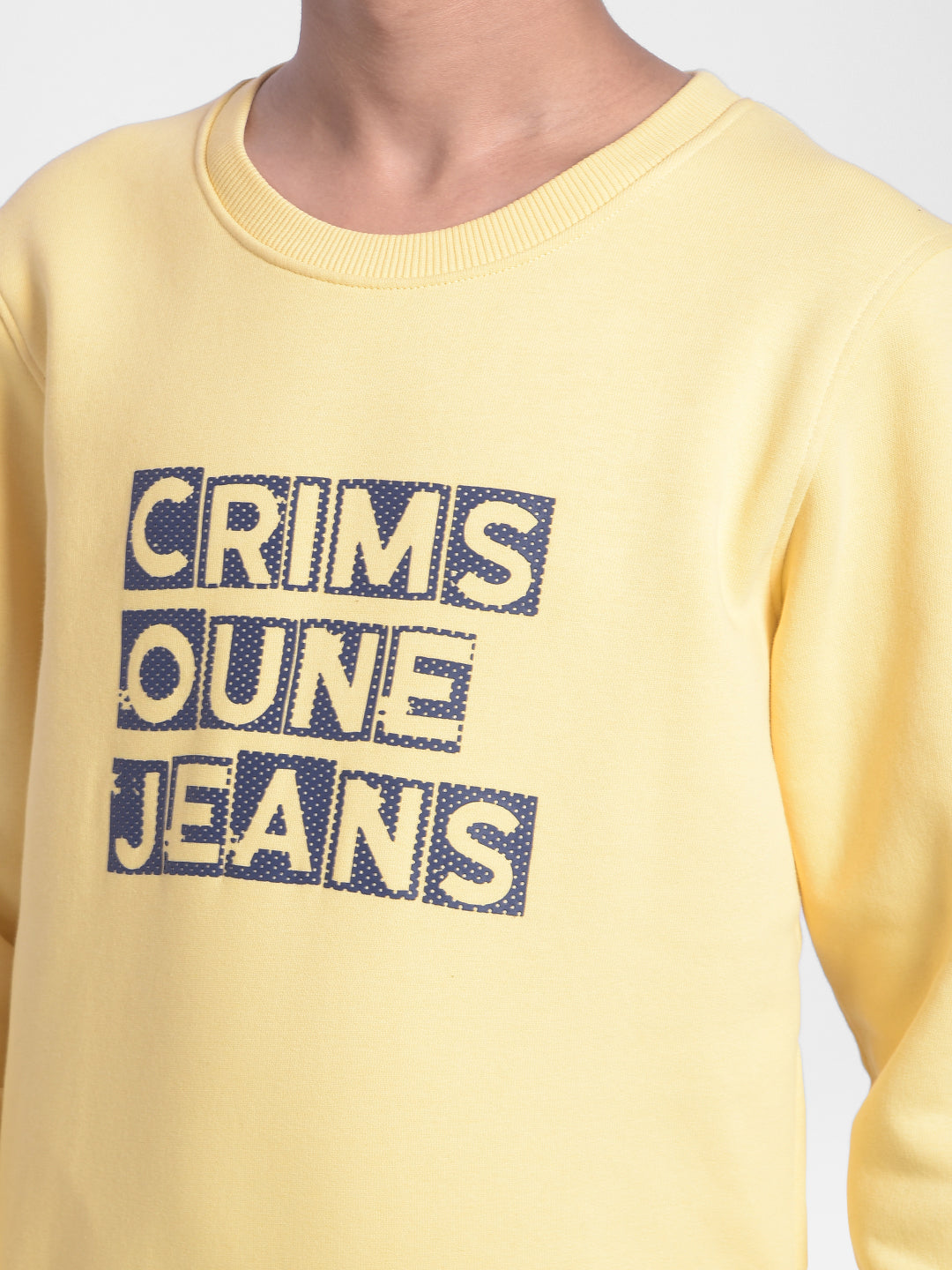 Cream Printed Sweatshirt-Boys Sweatshirts-Crimsoune Club