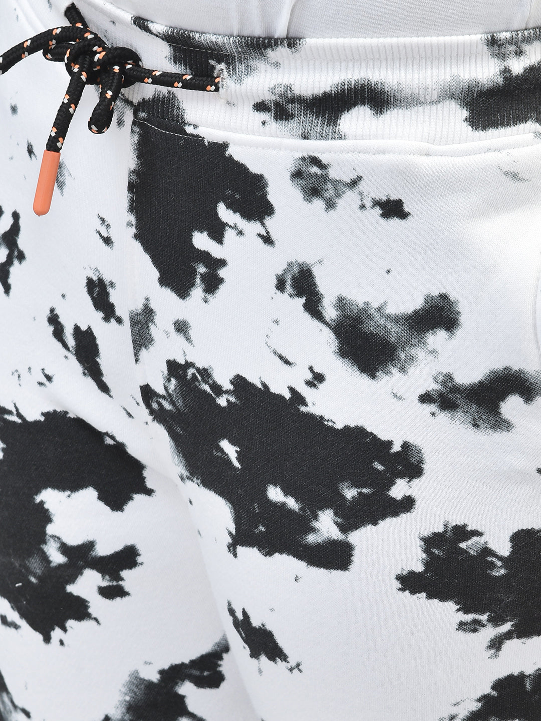 White Printed Joggers-Boys Joggers-Crimsoune Club