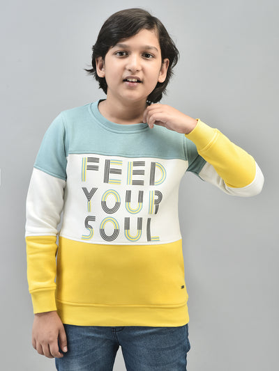 Multicolor Printed Sweatshirt-Boys Sweatshirts-Crimsoune Club