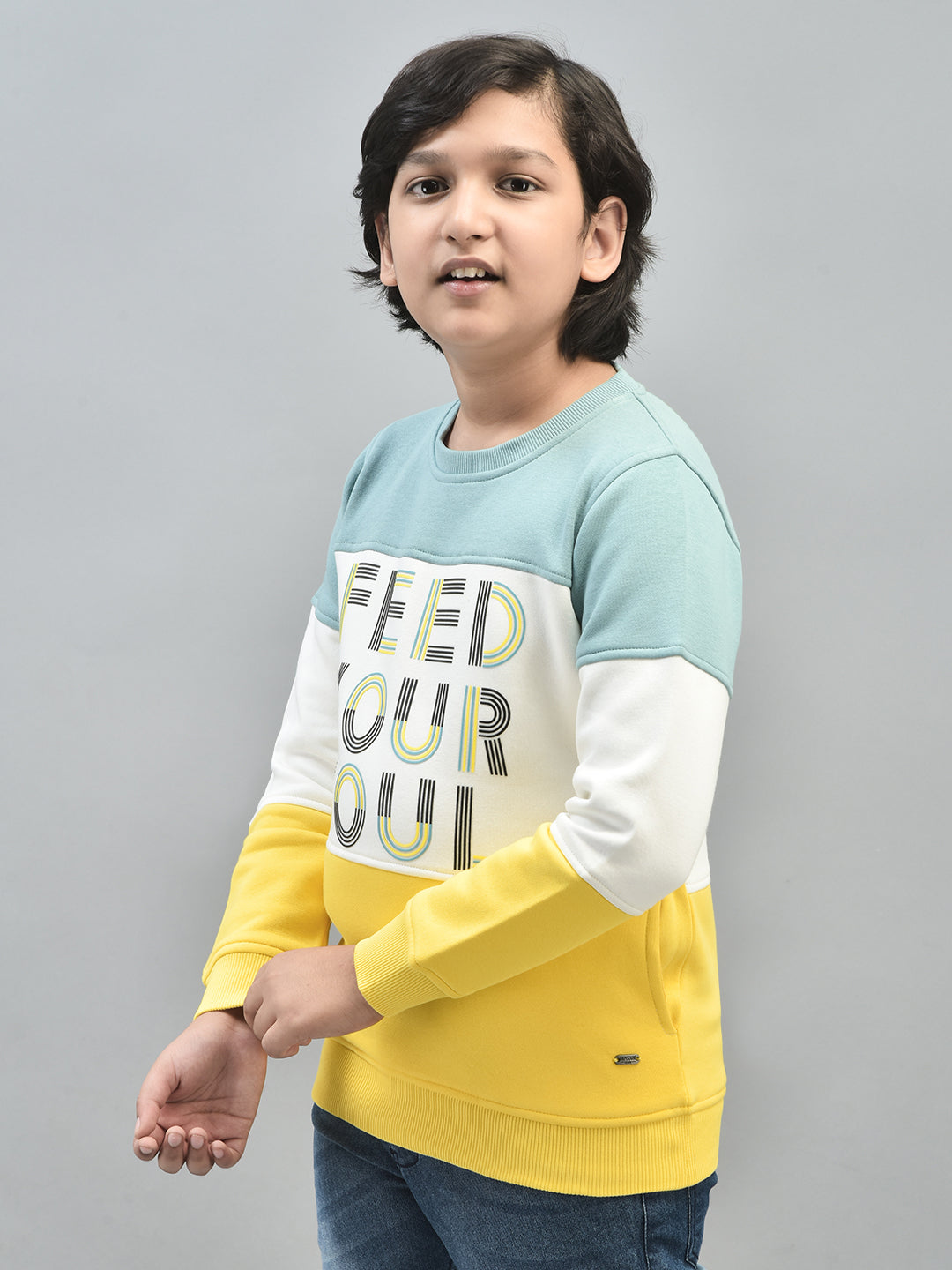 Multicolor Printed Sweatshirt-Boys Sweatshirts-Crimsoune Club