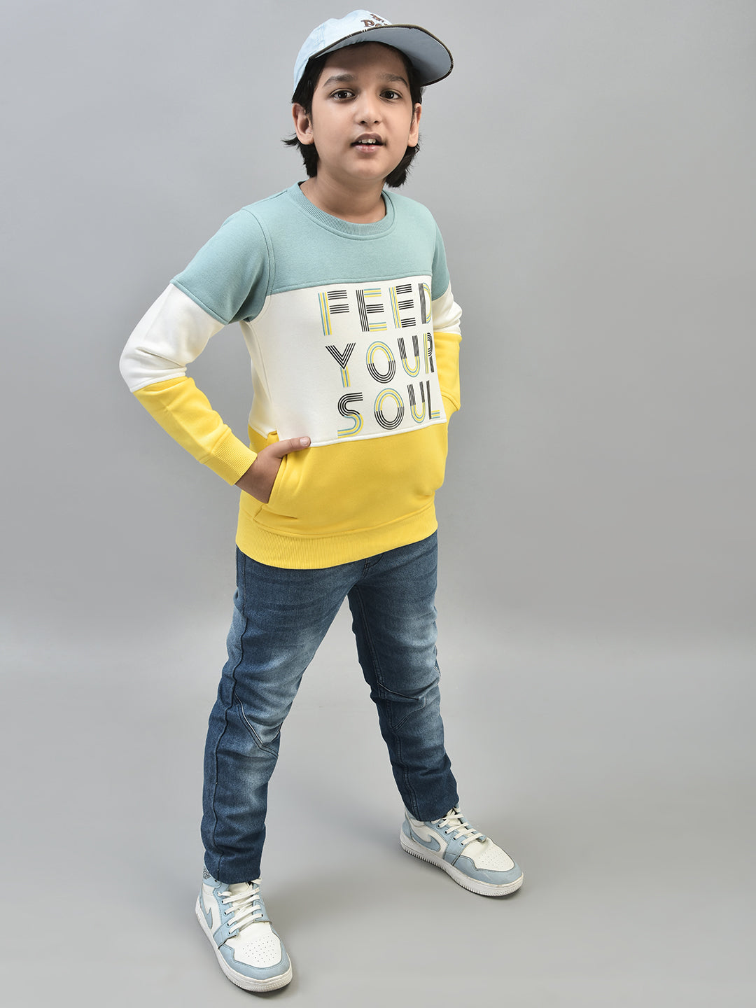 Multicolor Printed Sweatshirt-Boys Sweatshirts-Crimsoune Club