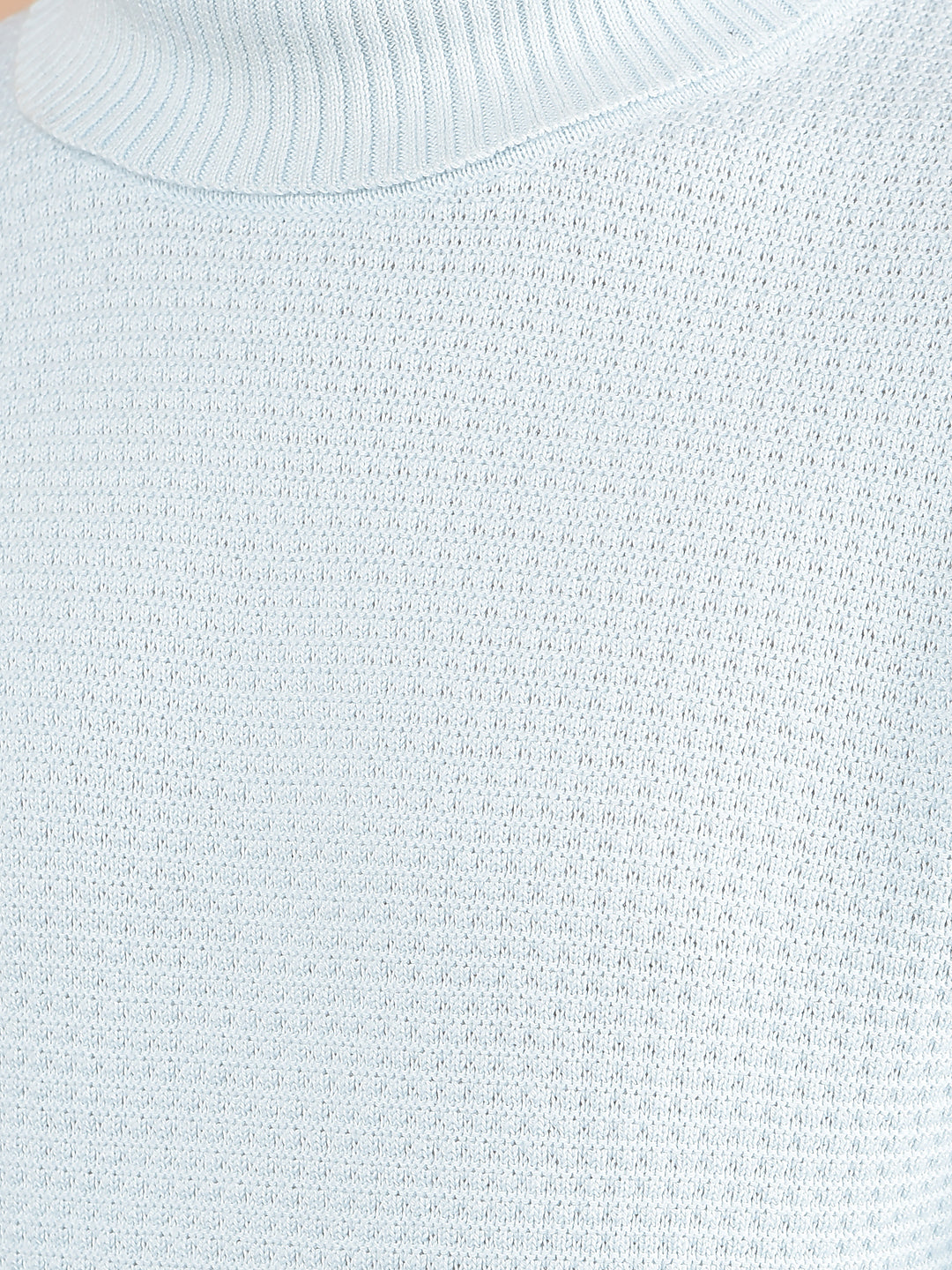 Blue High Neck 100% Cotton Sweater-Boys Sweaters-Crimsoune Club