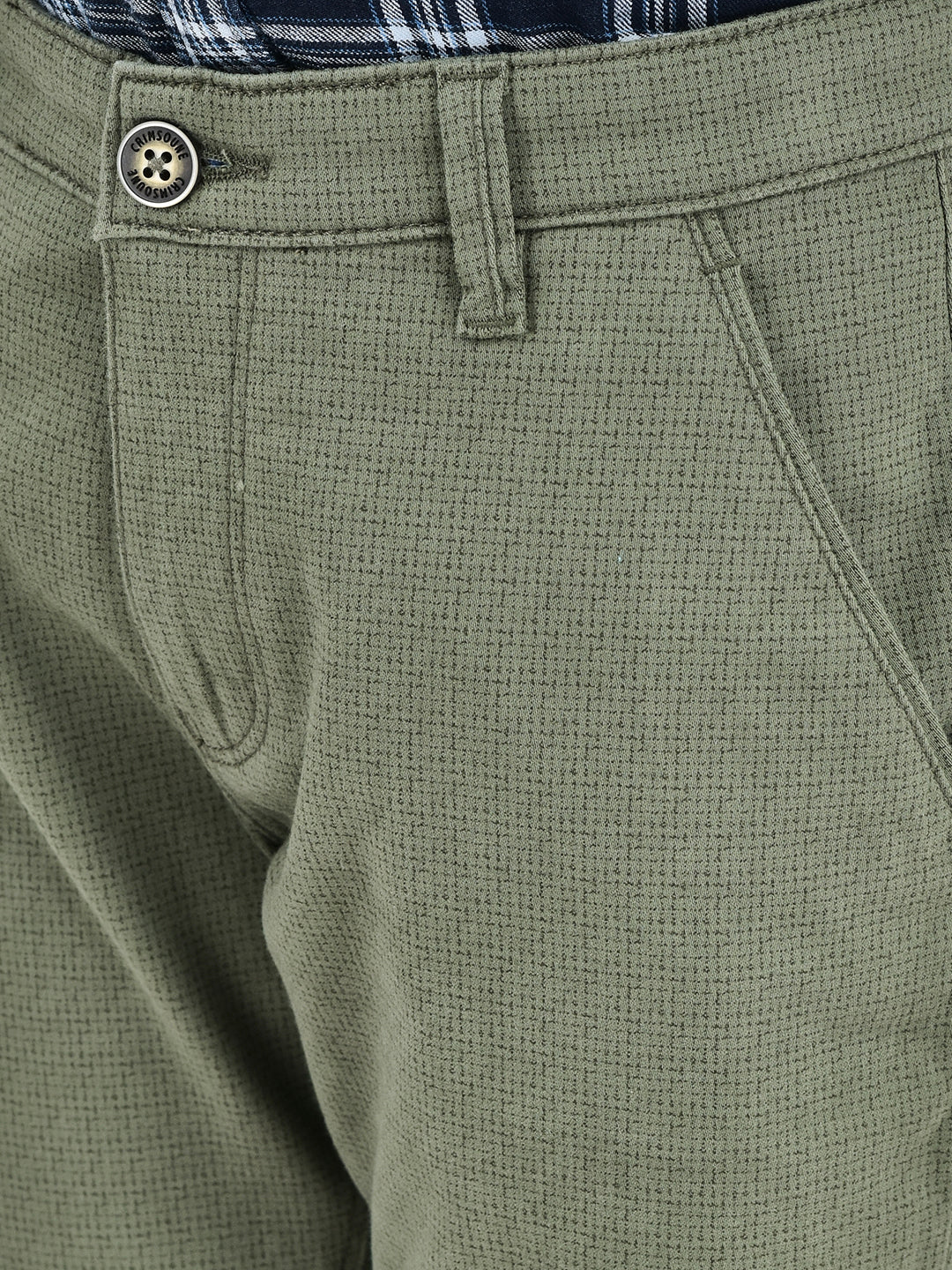Printed Olive Trousers-Boys Trousers-Crimsoune Club