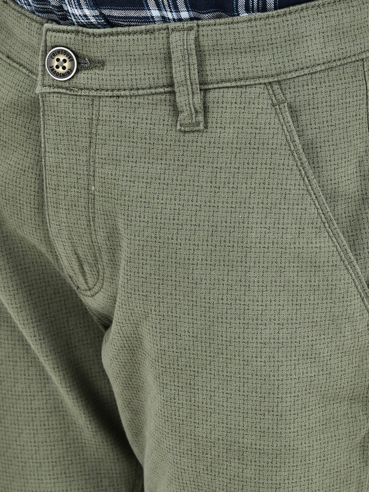 Printed Olive Trousers-Boys Trousers-Crimsoune Club
