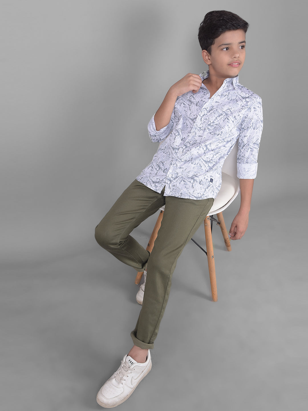 Olive Trousers-Boys Trousers-Crimsoune Club