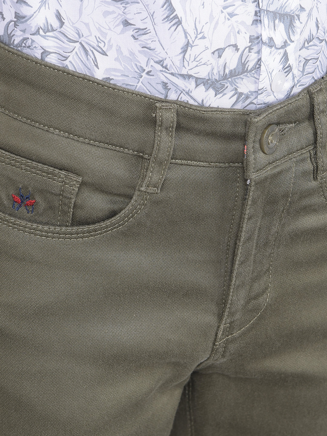 Olive Trousers-Boys Trousers-Crimsoune Club