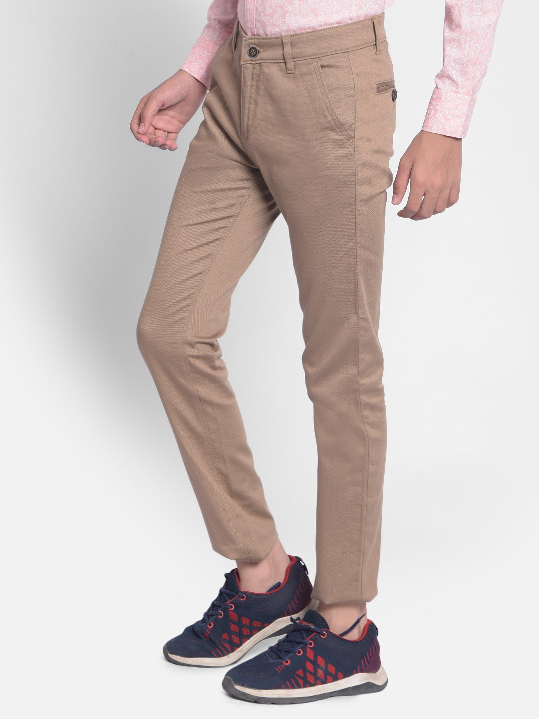 Khaki Trousers-Boys Trousers-Crimsoune Club