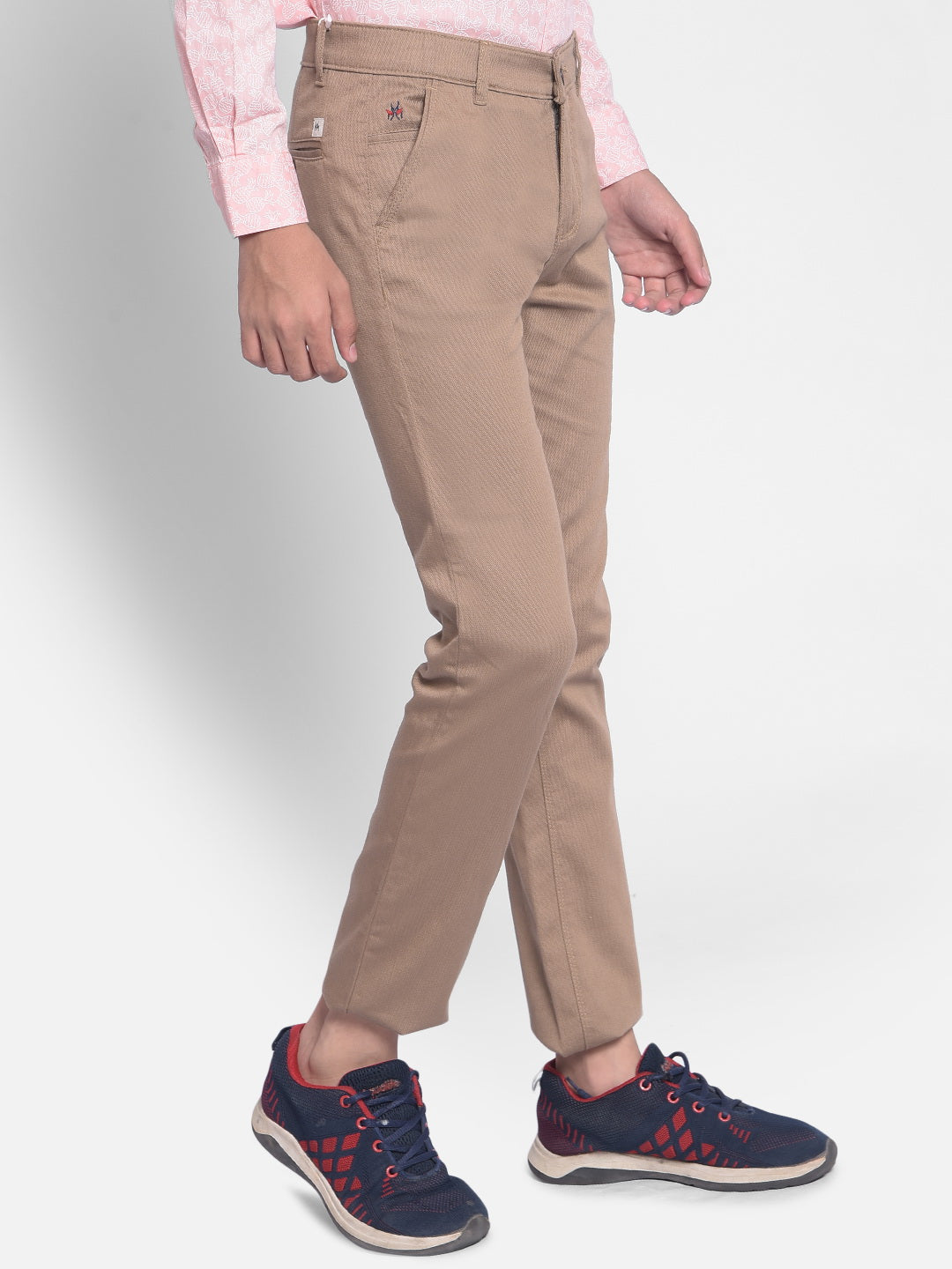 Khaki Trousers-Boys Trousers-Crimsoune Club