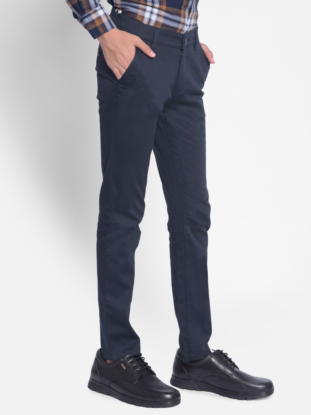 Navy Blue Trousers-Boys Trousers-Crimsoune Club