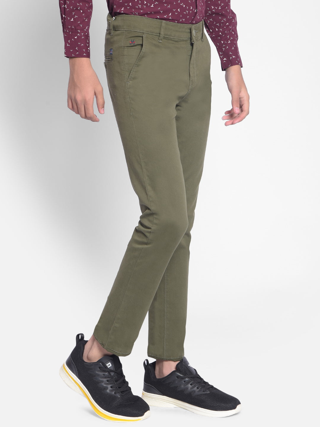 Olive Trousers-Boys Trousers-Crimsoune Club