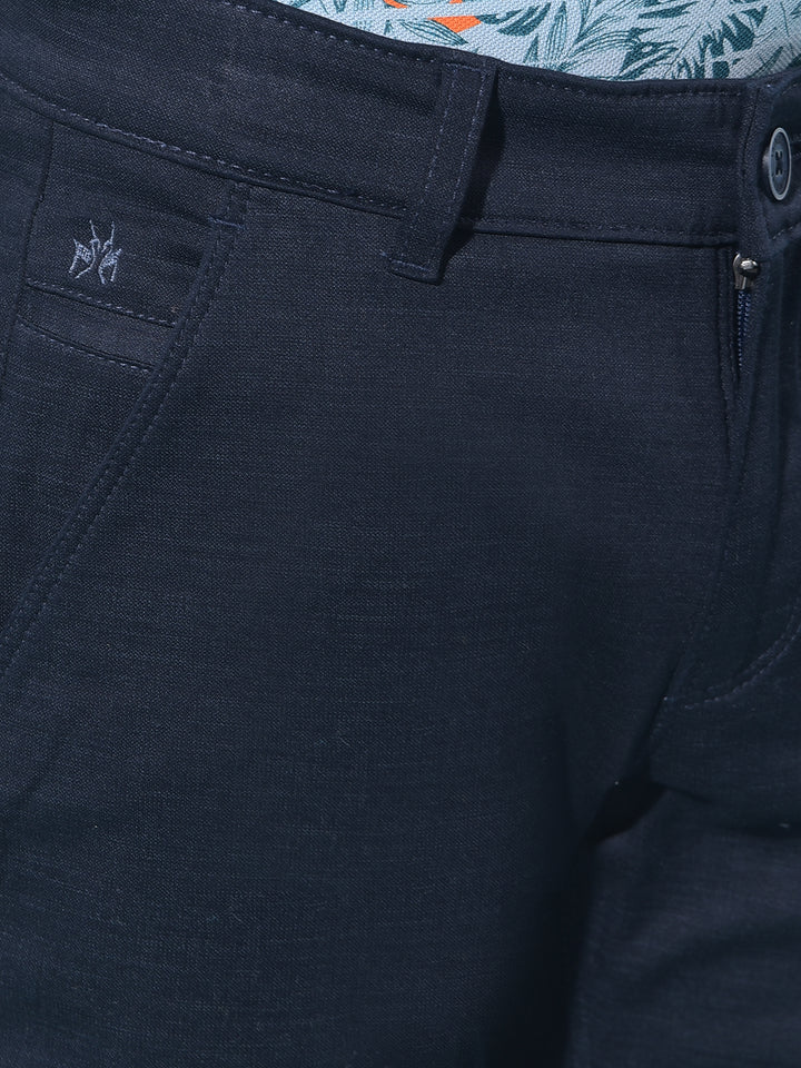 Navy Blue Trousers-Boys Trousers-Crimsoune Club