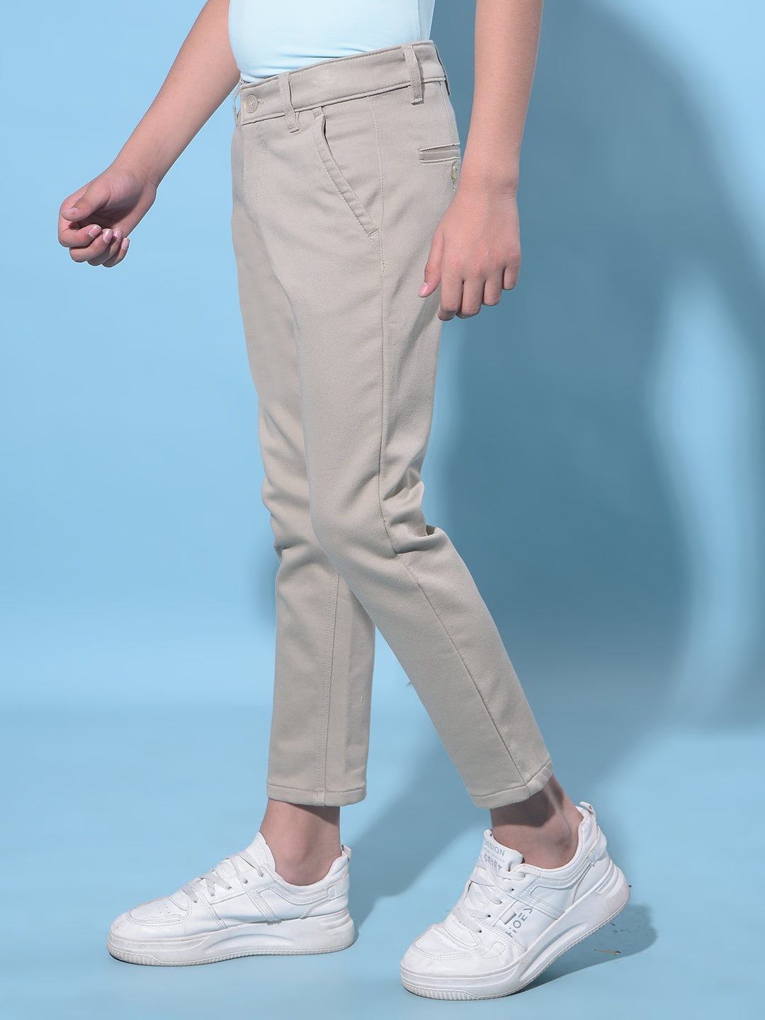 Khaki Trousers-Boys Trousers-Crimsoune Club