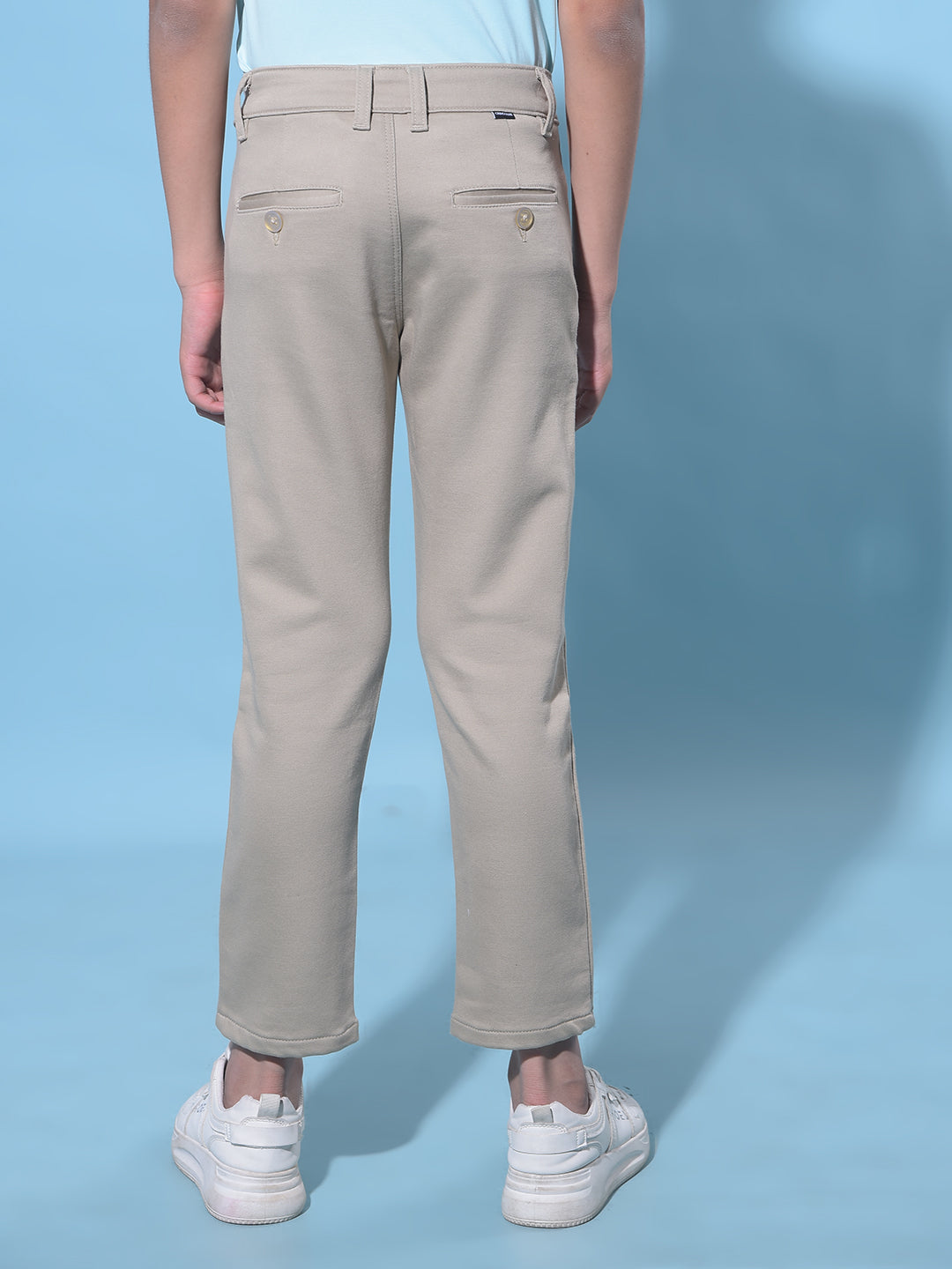 Khaki Trousers-Boys Trousers-Crimsoune Club