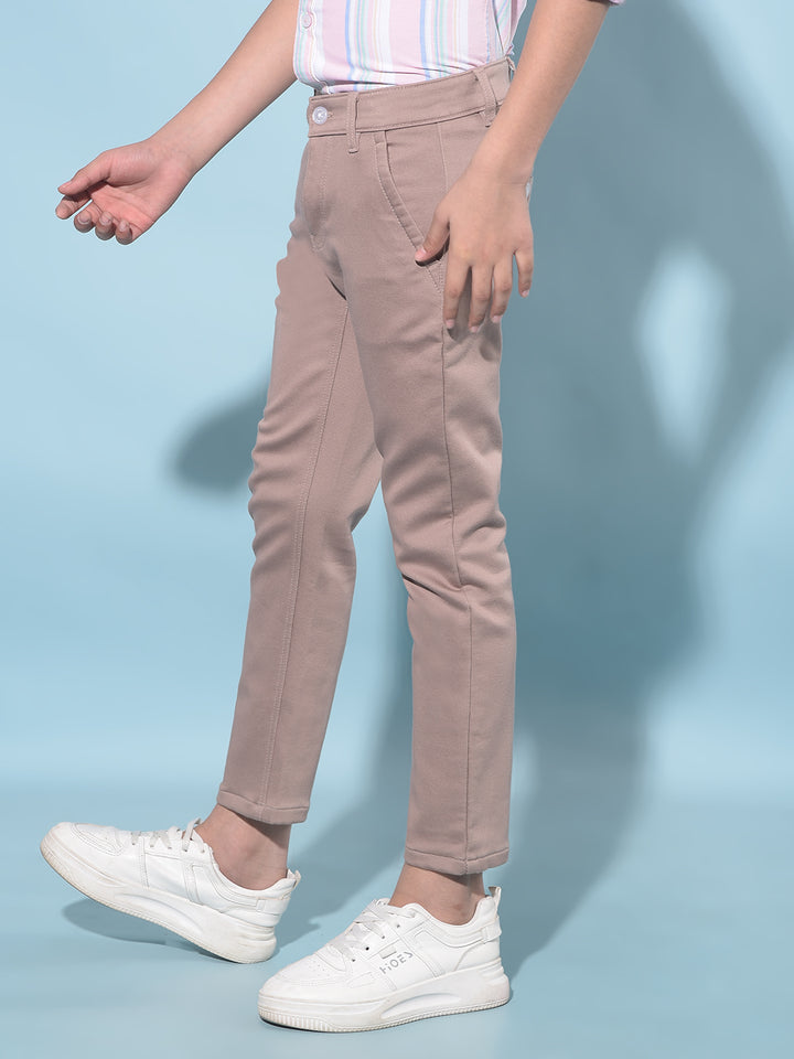 Brown Trousers-Boys Trousers-Crimsoune Club