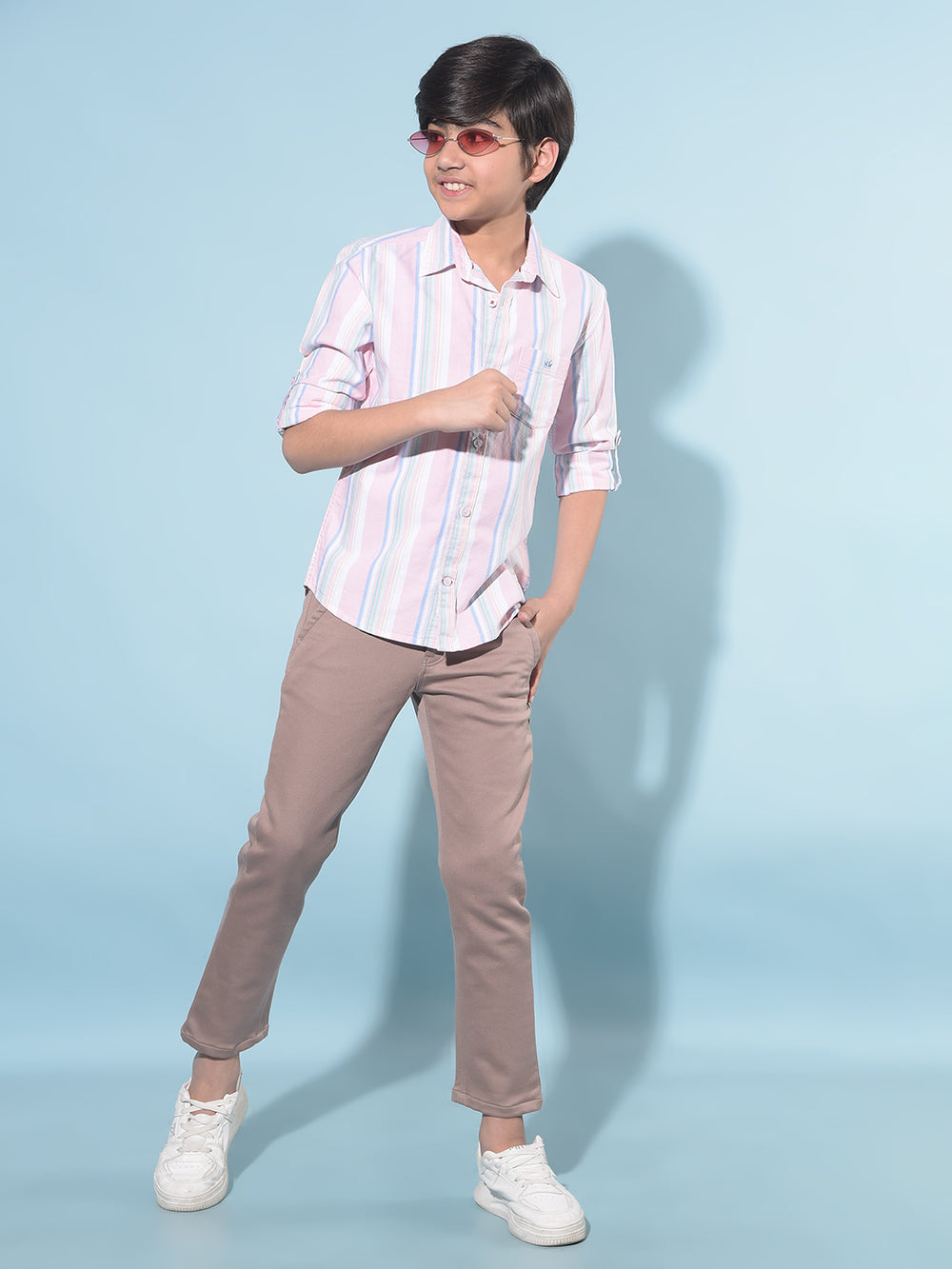 Brown Trousers-Boys Trousers-Crimsoune Club