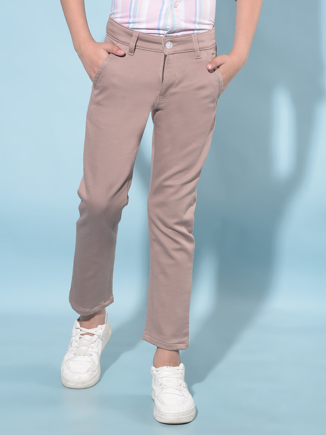 Brown Trousers-Boys Trousers-Crimsoune Club