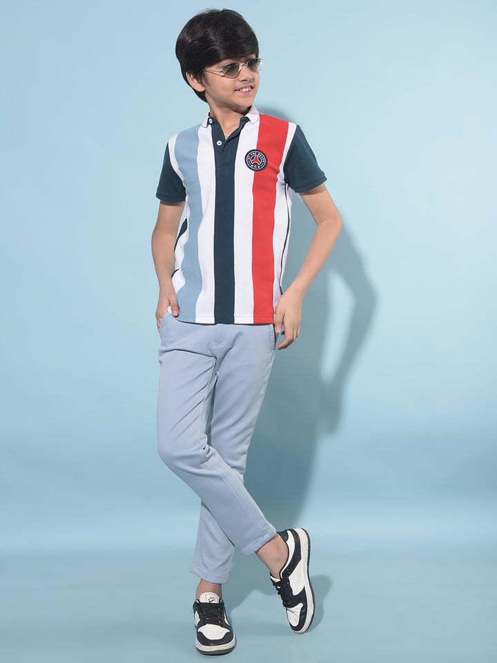 Blue Trousers-Boys Trousers-Crimsoune Club