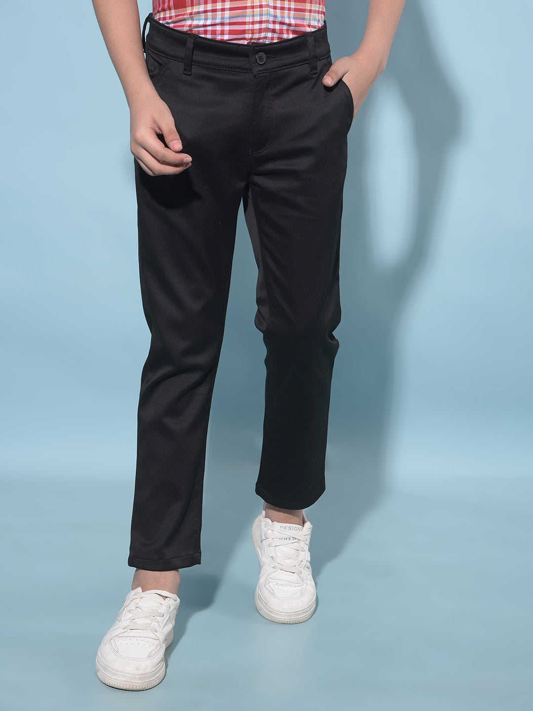 Black Trousers-Boys Trousers-Crimsoune Club