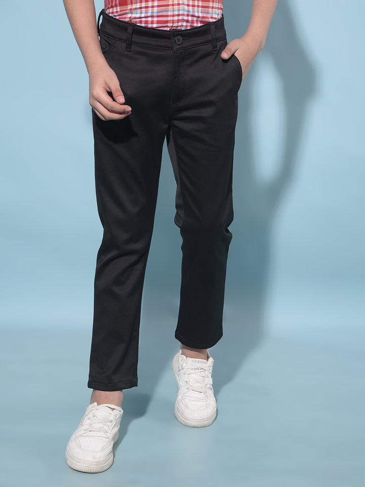 Black Trousers-Boys Trousers-Crimsoune Club