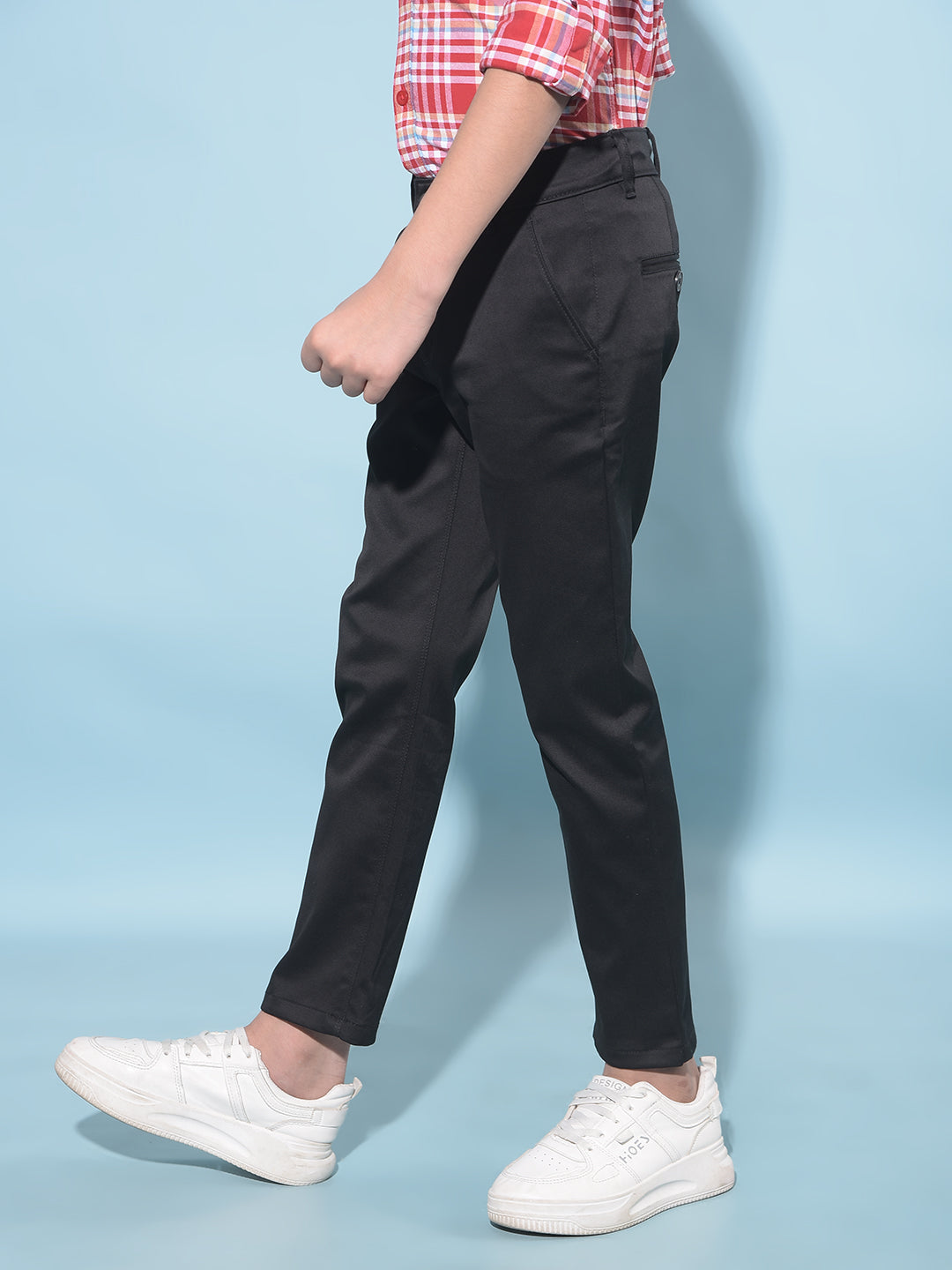 Black Trousers-Boys Trousers-Crimsoune Club