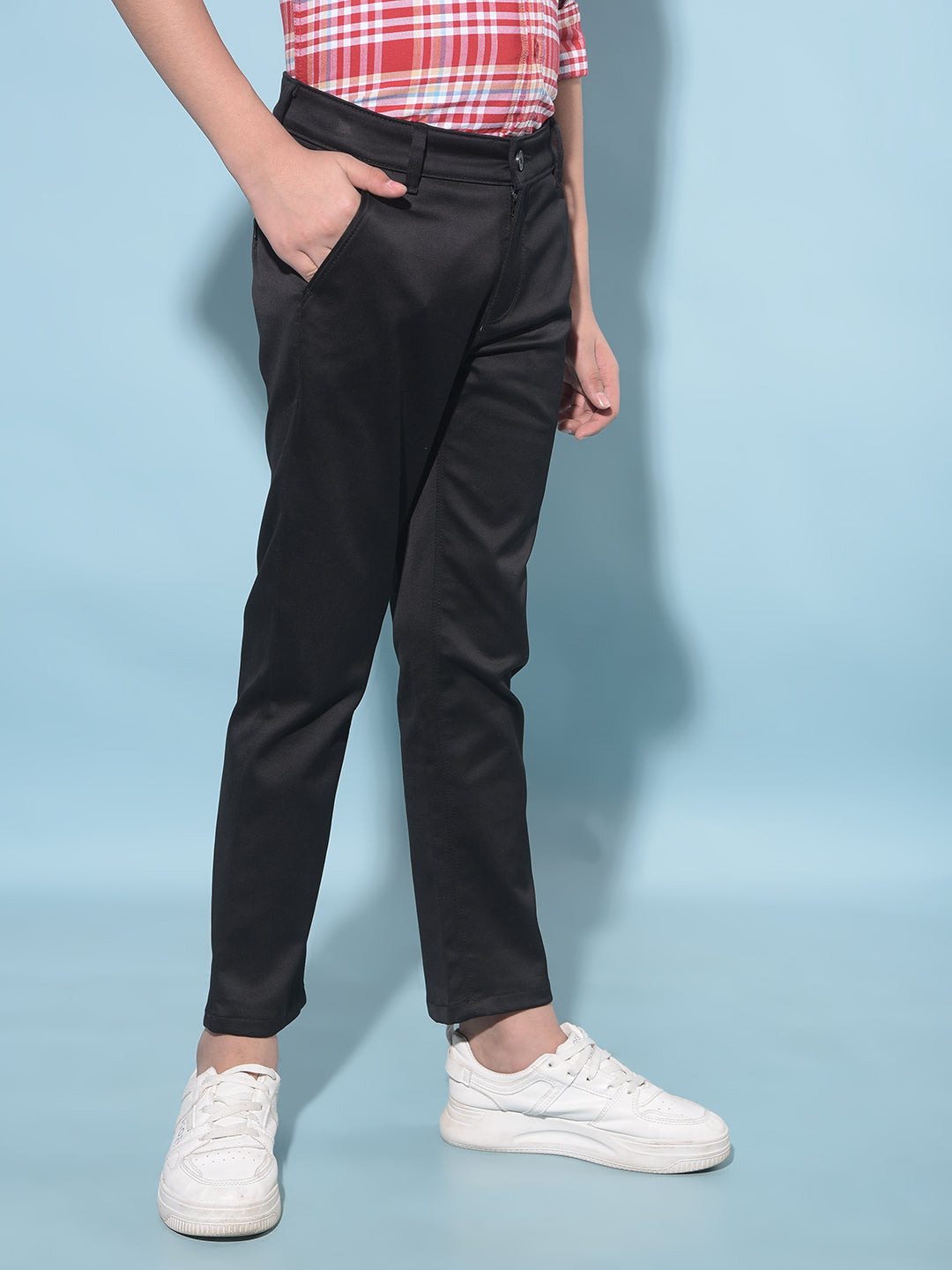 Black Trousers-Boys Trousers-Crimsoune Club