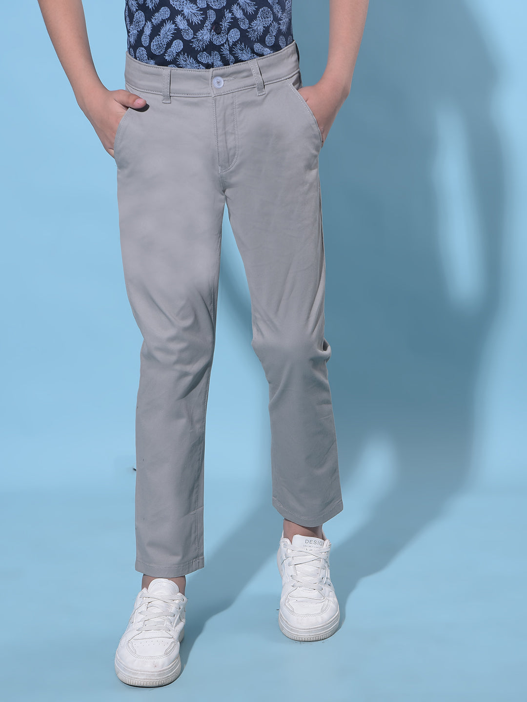 Grey Trousers-Boys Trousers-Crimsoune Club
