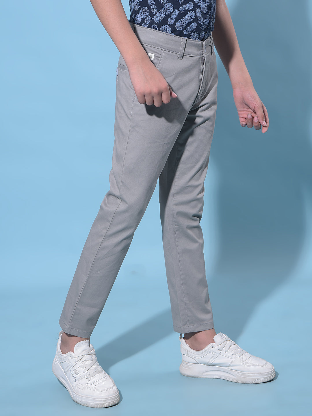 Grey Trousers-Boys Trousers-Crimsoune Club