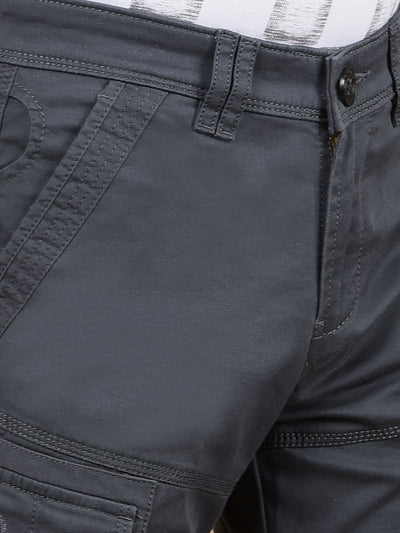 Grey Cargo Trousers-Boys Trousers-Crimsoune Club