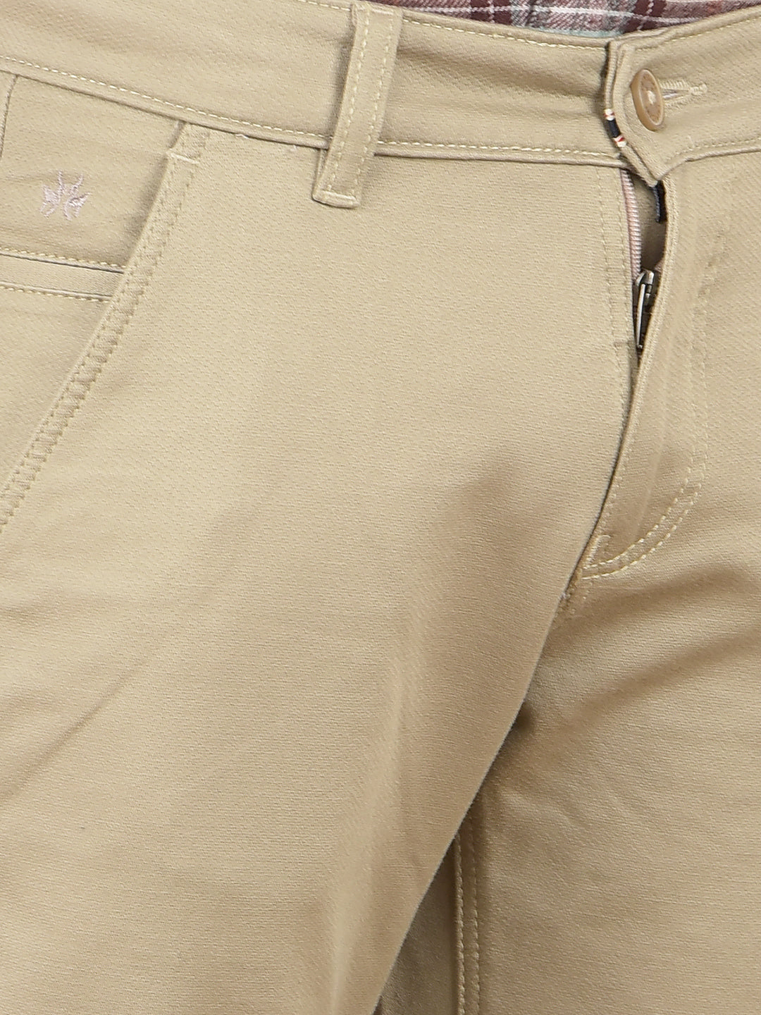 Beige Cotton Trousers-Boys Trousers-Crimsoune Club