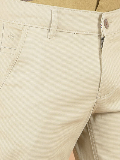 Beige Cotton Trousers-Boys Trousers-Crimsoune Club