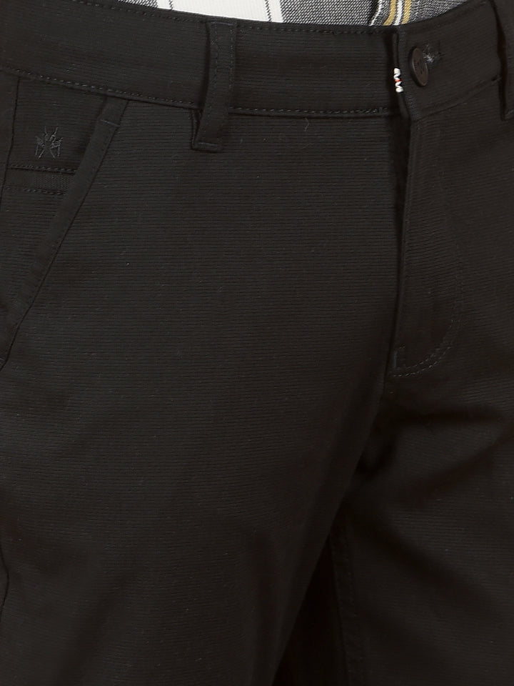 Black Cotton Trousers-Boys Trousers-Crimsoune Club