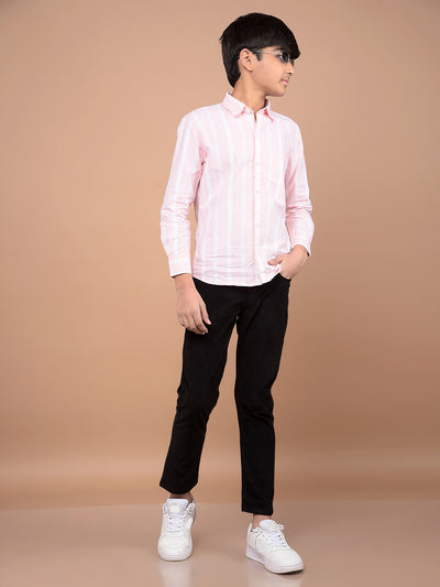 Black Corduroy Trousers-Boys Trousers-Crimsoune Club