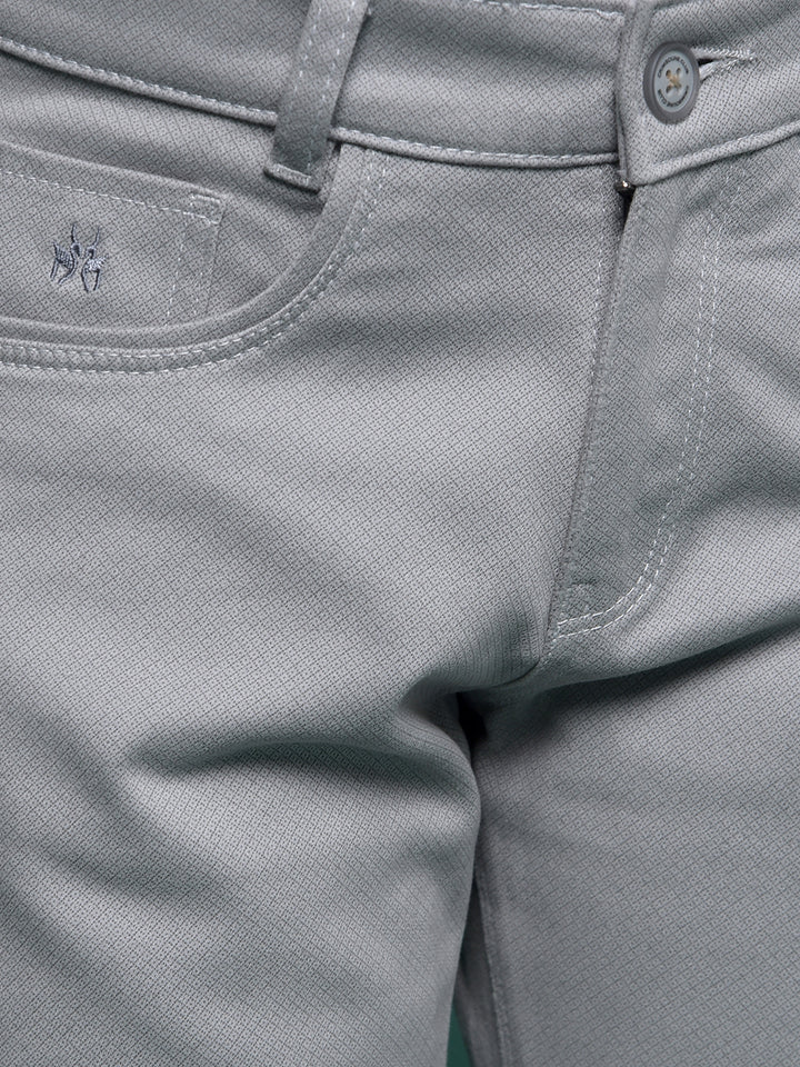 Grey Printed Trousers-Boys Trousers-Crimsoune Club