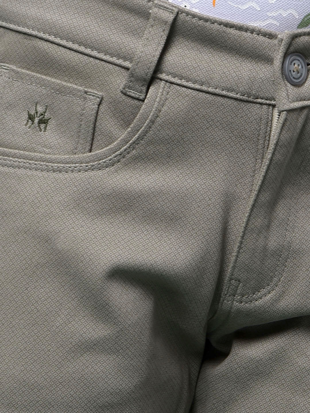 Green Printed Trousers-Boys Trousers-Crimsoune Club