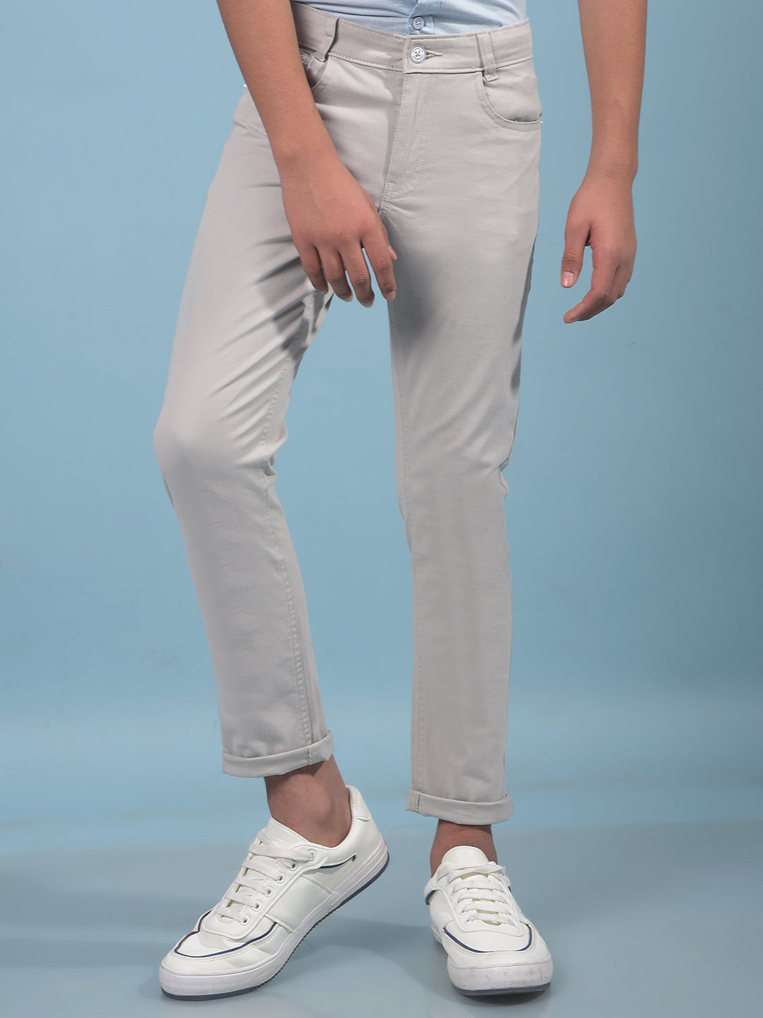 Grey Trousers-Boys Trousers-Crimsoune Club