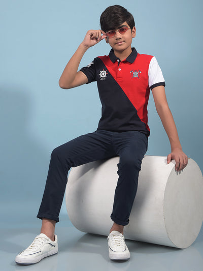 Blue Trousers-Boys Trousers-Crimsoune Club