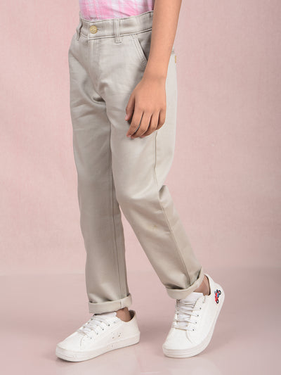 Beige Printed Trousers-Boys Trousers-Crimsoune Club