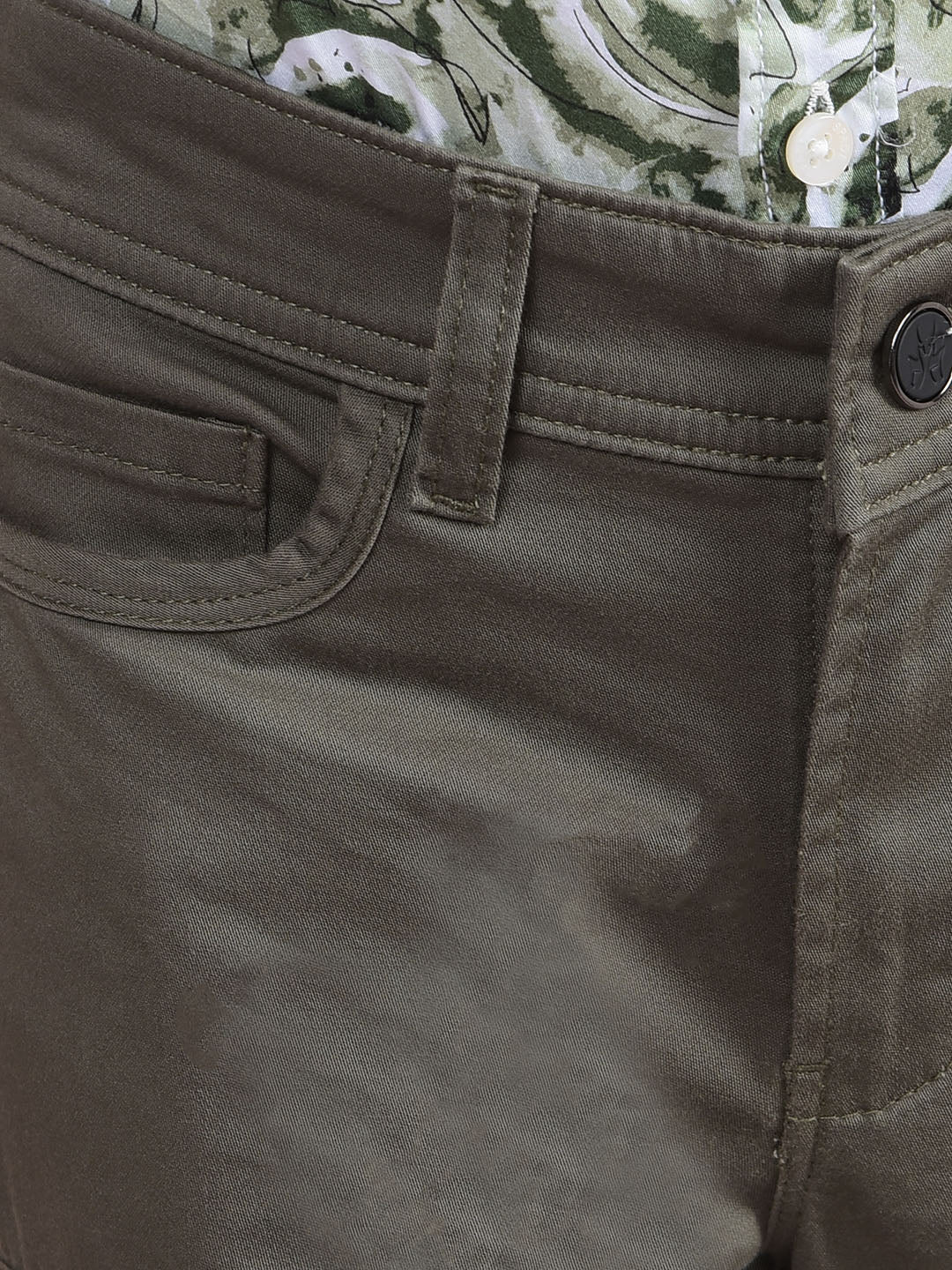 Olive Cargo Trousers-Boys Trousers-Crimsoune Club
