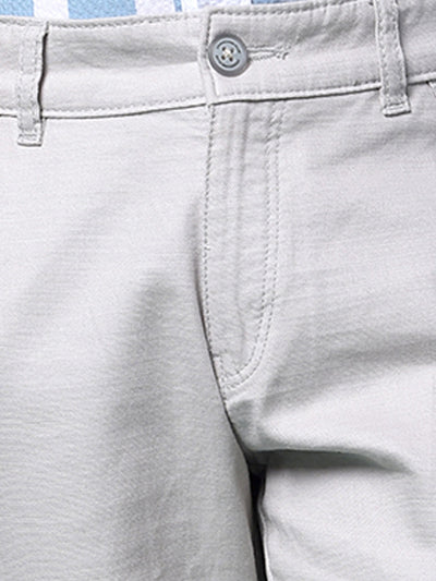 Grey 100% Cotton Cargo Trousers-Boys Trousers-Crimsoune Club