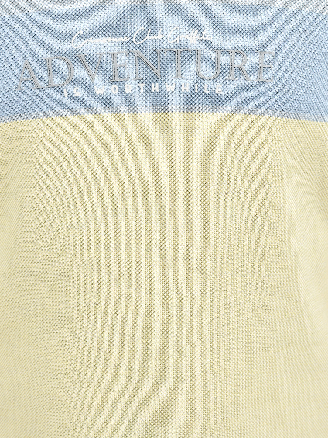 Striped Yellow T-shirt-Boys T-Shirts-Crimsoune Club