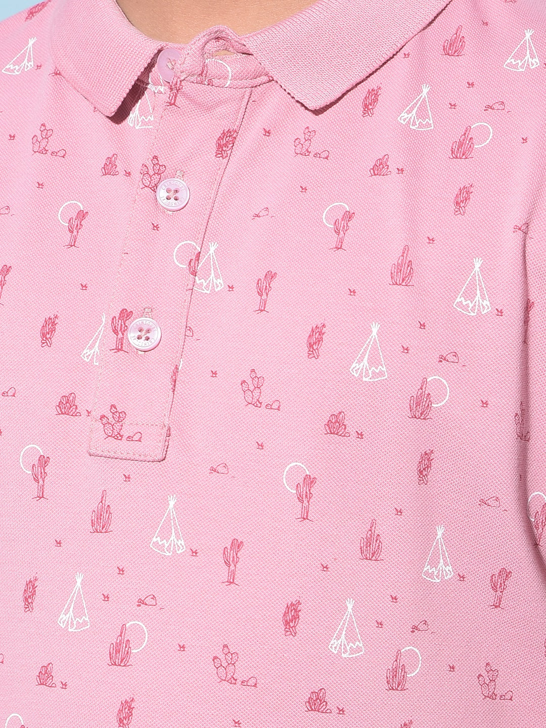 Pink Printed T-Shirt-Boys T-Shirts-Crimsoune Club