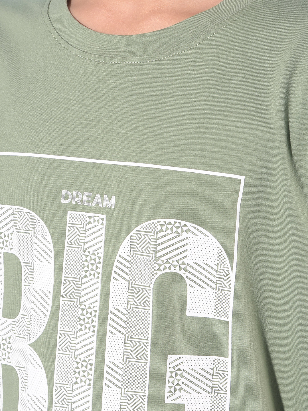 Green Typographic Printed T-Shirt-Boys T-Shirts-Crimsoune Club